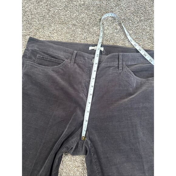 eileen fisher womens 14 corduroy skinny pant zipper pockets cargo utility brown - Picture 5 of 14